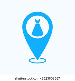 Go-Karting Kaart Pin Vector, Racing Icon, Track Locatie Marker
