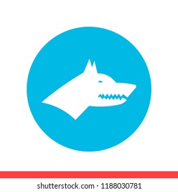 Gokturk flag vector icon