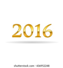 Gold 2016 new year 