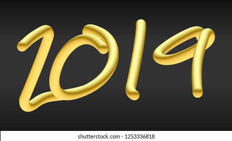 Gold 2019 Blend Vector