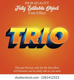 Gold 3d Editable Text Effect background