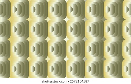 Gold 3d textured arabesque seamless pattern. Arabic style golden