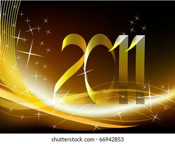 Gold abstract background 2011