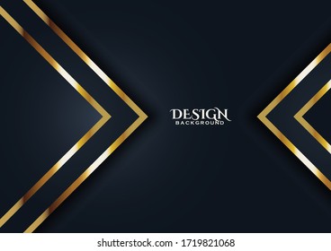 gold abstract background banner with circle gold color. creative digital light modern background.