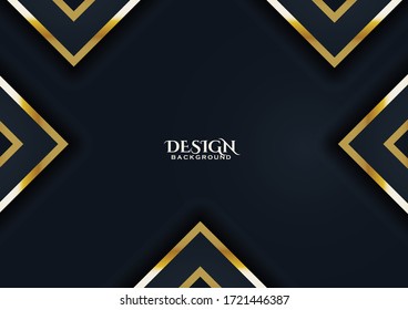 banner de fondo abstracto dorado con color dorado circular. luz digital creativa de fondo moderno.