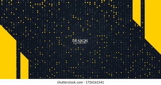 banner de fondo oro abstracto con color de oro circular. luz digital creativa fondo moderno.