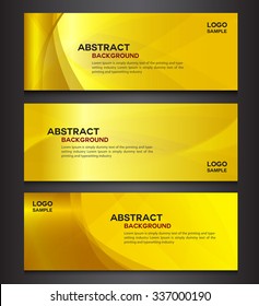 gold abstract background banner design vector illustration, roll up template, advertisement, display, flyer design, presentation, banner template, display, stand template