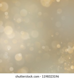 Gold abstract background with bokeh defocused lights. EPS 10