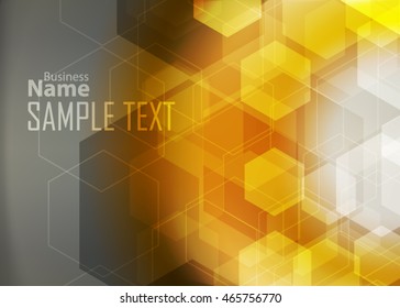 Gold abstract background for business card or banner