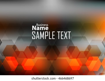 Gold abstract background for business card or banner. Autumn fire background
