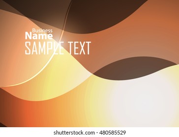 Gold abstract background for business card or banner