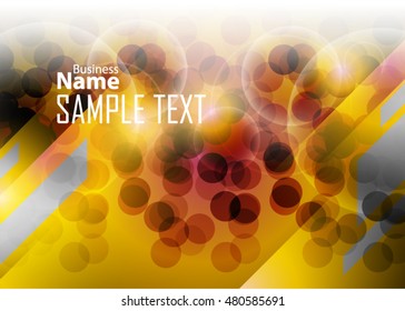 Gold abstract background for business card or banner