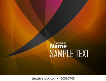Gold abstract background for business card or banner