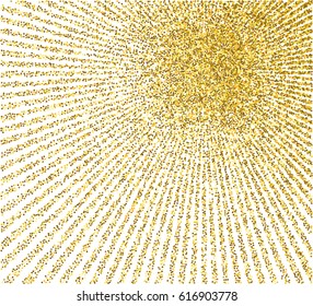  Gold abstract background with rays