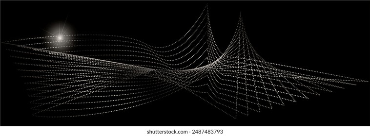 Gold abstract background, Undulate abstract header,  Wave Swirl,  metallic waves banner , futuristic twisted curve lines with blend effect
