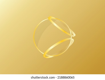 Gold abstract background vector illustration. Abstract Background with Golden Color