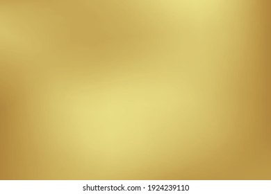 Goldener abstrakter, unscharfer Farbverlauf-Hintergrund. Vektorgrafik.