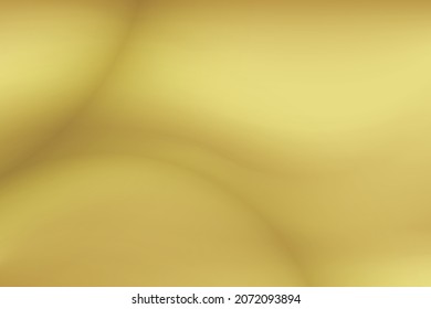 Gold abstract blurred gradient background. Vector illustration.