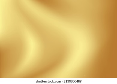 Goldener abstrakter, unscharfer Farbverlauf-Hintergrund. Vektorgrafik.