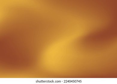Fondo de gradiente borroso abstracto dorado. Ilustración vectorial.