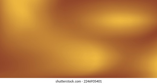 Gold abstract blurred gradient background. Vector illustration.