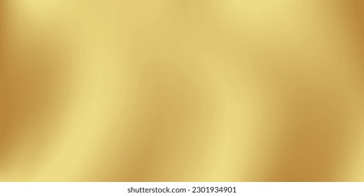 Fondo de gradiente borroso abstracto dorado. Ilustración vectorial.