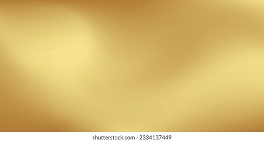 Goldener abstrakter, unscharfer Farbverlauf-Hintergrund. Vektorgrafik.