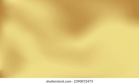 Gold abstract blurred gradient background. Vector illustration.