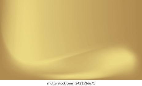 Fondo de gradiente borroso abstracto dorado. Ilustración vectorial.