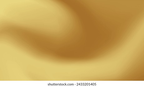 Gold abstrakt unscharfer Farbverlaufhintergrund. Vektorgrafik.