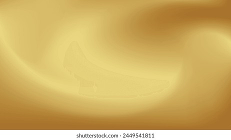 Gold abstract blurred gradient background. Vector illustration.