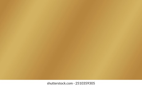 Gold abstract blurred gradient background. Vector illustration