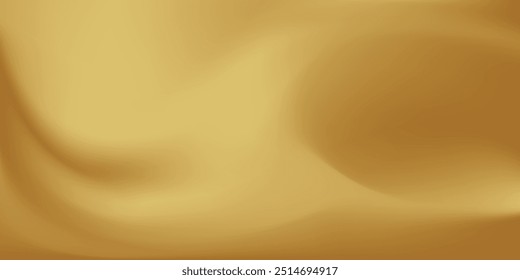 Gold abstract blurred gradient background. Vector illustration.