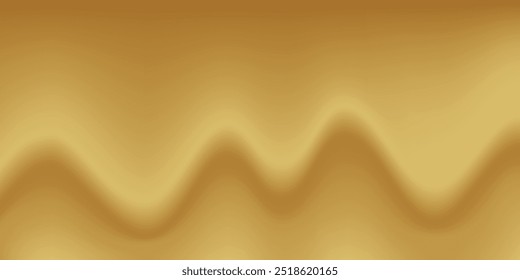 Gold abstract blurred gradient background. Vector illustration.