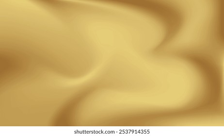 Fondo de gradiente borroso abstracto de oro. Ilustración vectorial.