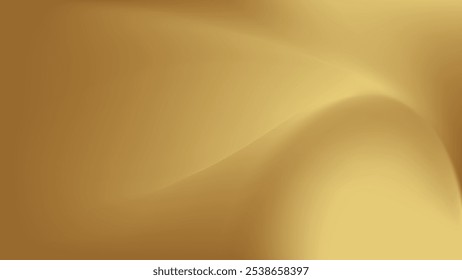 Fondo de gradiente borroso abstracto de oro. Ilustración vectorial.