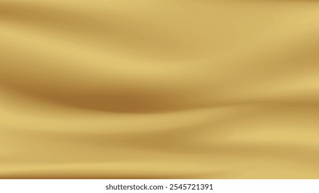 Gold abstract blurred gradient background. Vector illustration.