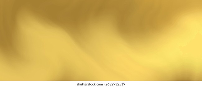 Gold abstract blurred gradient background with curtain pattern. Vector illustration.