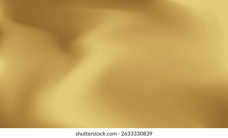 Gold abstract blurred gradient background. Vector illustration.