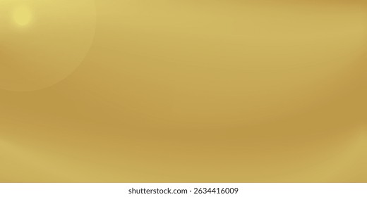 Gold abstract blurred gradient background. Vector illustration.