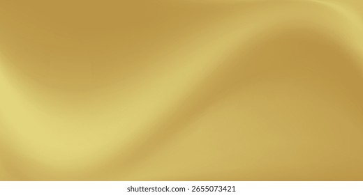 Gold abstract blurred gradient background. Vector illustration.