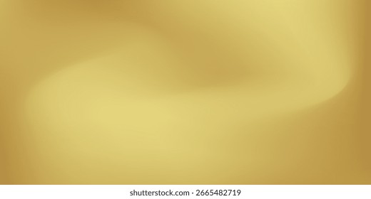 Gold abstract blurred gradient background. Vector illustration.