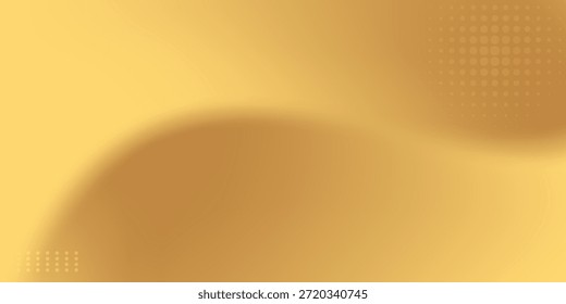 Fondo de gradiente borroso abstracto de oro. Ilustración vectorial.	
