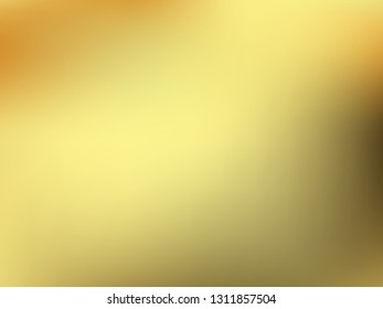 Gold abstract  blurred gradient mesh vector background or frame, template, business cards. Vector eps 8