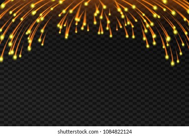 Gold abstract bokeh background