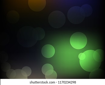 Gold abstract bokeh background