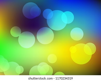 Gold abstract bokeh background