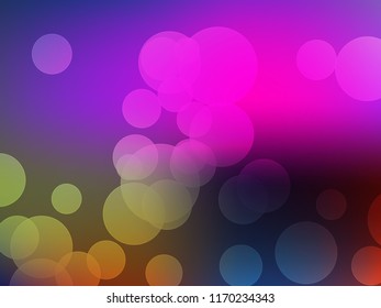 Gold abstract bokeh background