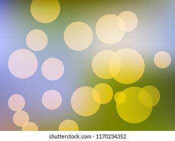 Gold abstract bokeh background