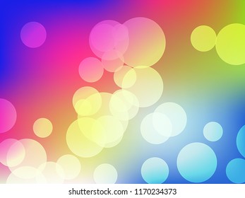 Gold abstract bokeh background